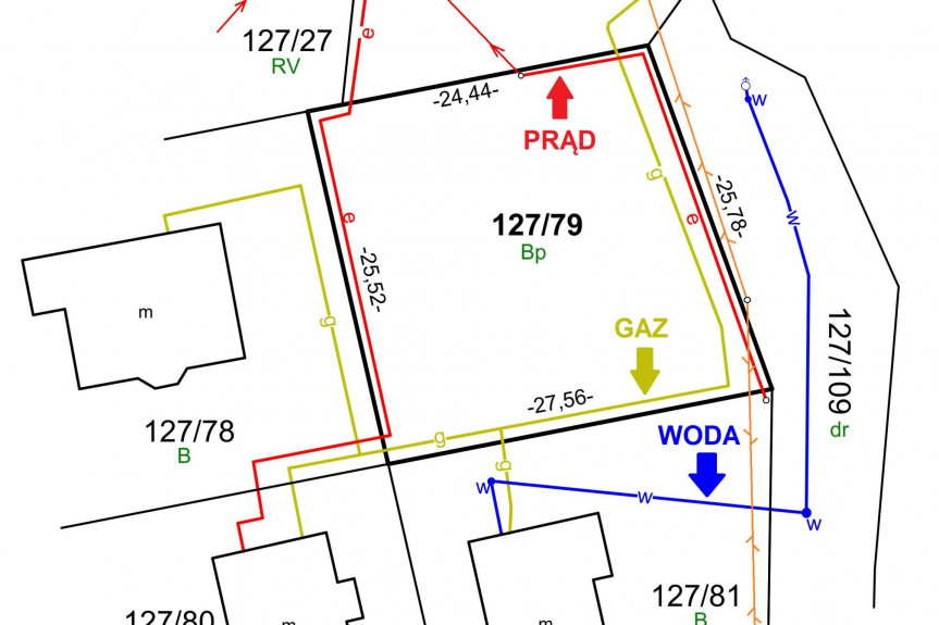 Krak&oacute;w, Krak&oacute;w-Podg&oacute;rze, Maćka z Bogdańca, Działka budowlana 663m2 Krak&oacute;w-Dębniki