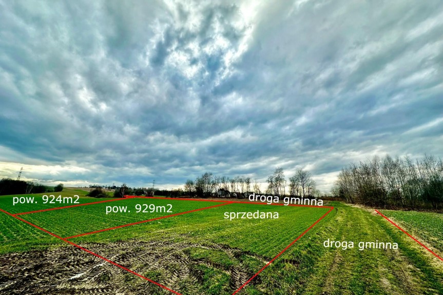 krakowski, Skawina, Facimiech, Działka budowlana 902 m2 Facimiech koło Skawiny