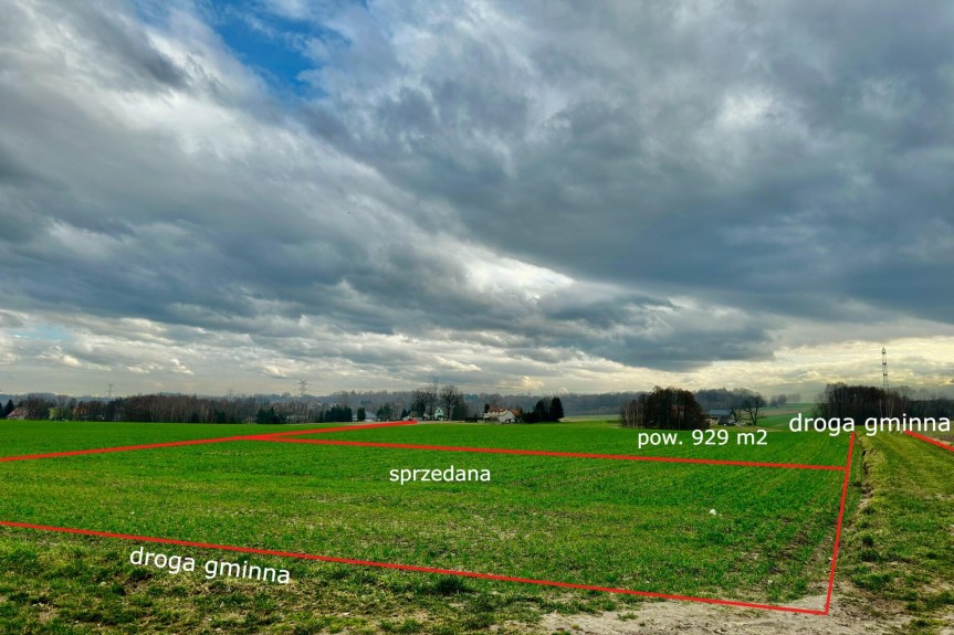 krakowski, Skawina, Facimiech, Działka budowlana 902 m2 Facimiech koło Skawiny