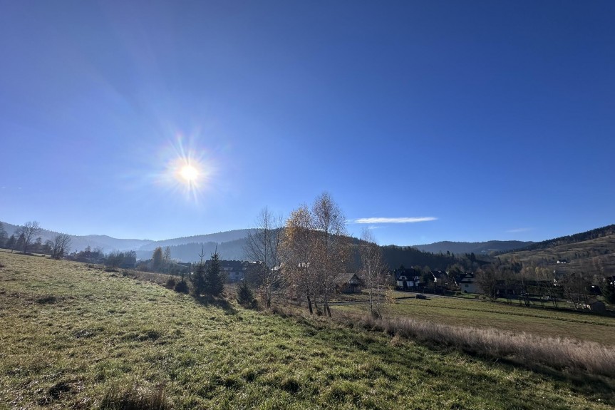 limanowski, Niedźwiedź, Poręba Wielka, Działka budowlana Poręba Wielka/Koninki 800m2