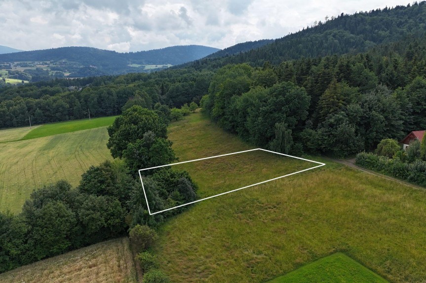 limanowski, Dobra, Przenosza, Działka Budowlana z widokiem na Beskid, Przenosza