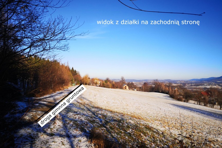 limanowski, Dobra, Przenosza, Działka Budowlana z widokiem na Beskid, Przenosza