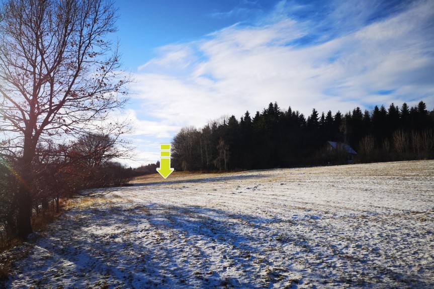 limanowski, Dobra, Przenosza, Działka Budowlana z widokiem na Beskid, Przenosza