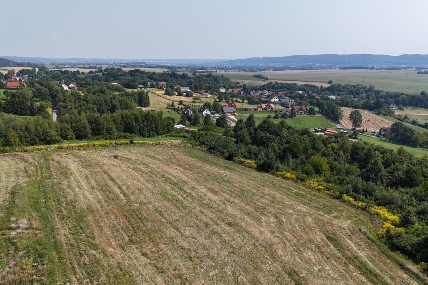 krakowski, Zabierz&oacute;w, Radwanowice, Działka widokowa zagrodowa 3050m2, Radwanowice
