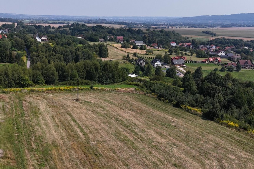 krakowski, Zabierz&oacute;w, Radwanowice, Działka widokowa zagrodowa 3050m2, Radwanowice