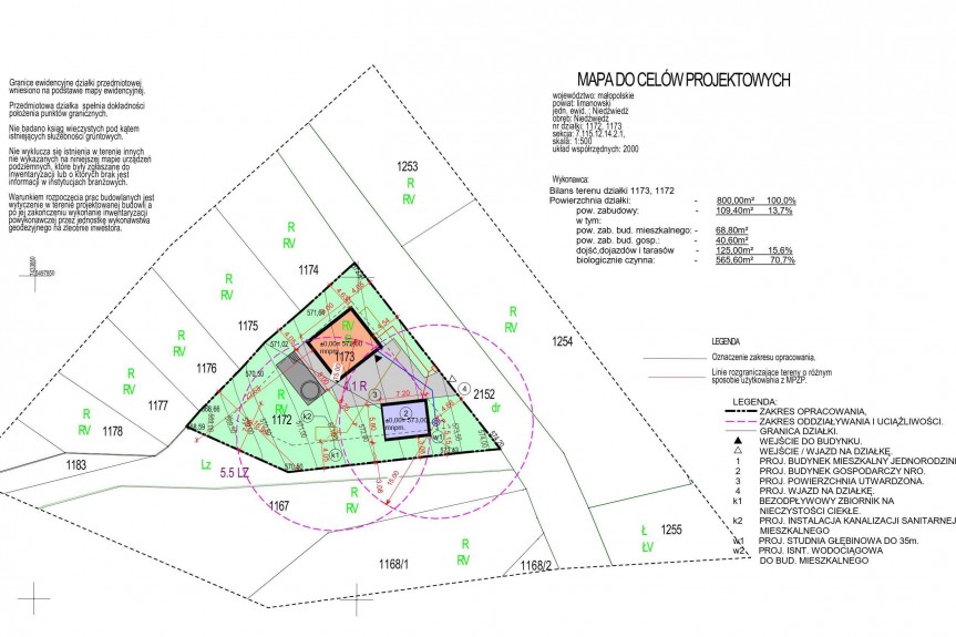 limanowski, Niedźwiedź, Widokowa działka Niedźwiedź k/Mszany Dolnej 800m2 z PNB