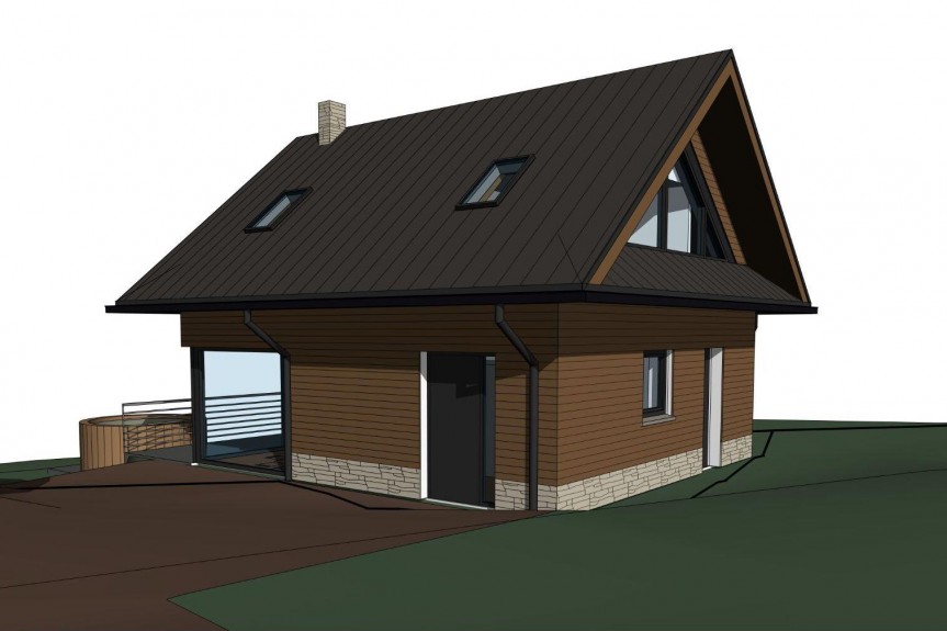 limanowski, Niedźwiedź, Widokowa działka Niedźwiedź k/Mszany Dolnej 800m2 z PNB