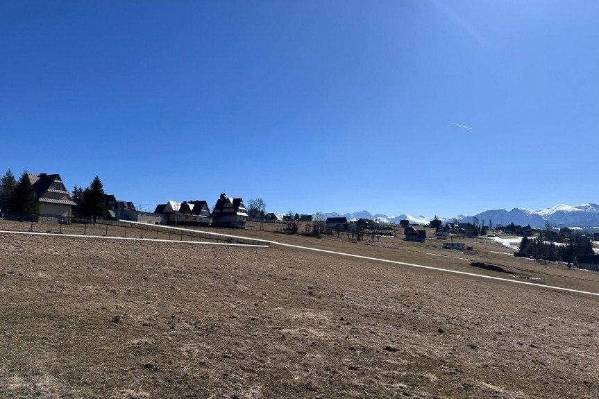 nowotarski, Czarny Dunajec, Czerwienne, Widokowa działka budowlano-rolna Czerwienne 8827m2
