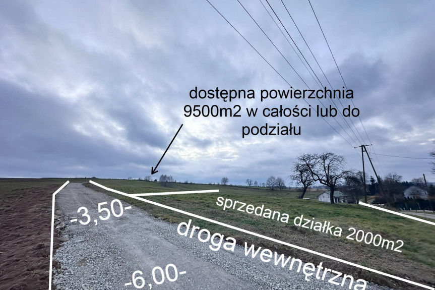 ropczycko-sędziszowski, Wielopole Skrzyńskie, Glinik, Działka budowana widokowa Glinik 1100m2