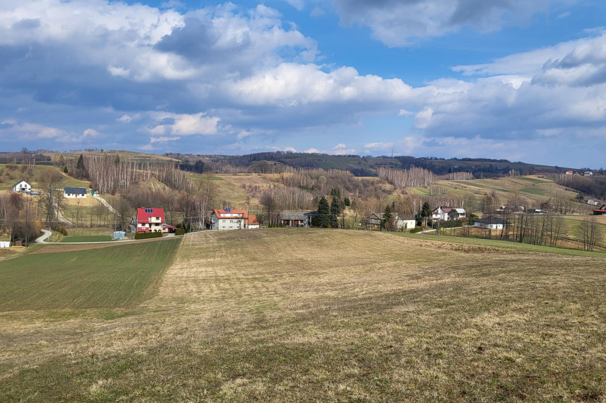 ropczycko-sędziszowski, Wielopole Skrzyńskie, Glinik, Działka budowlana widokowa Glinik 2000m2