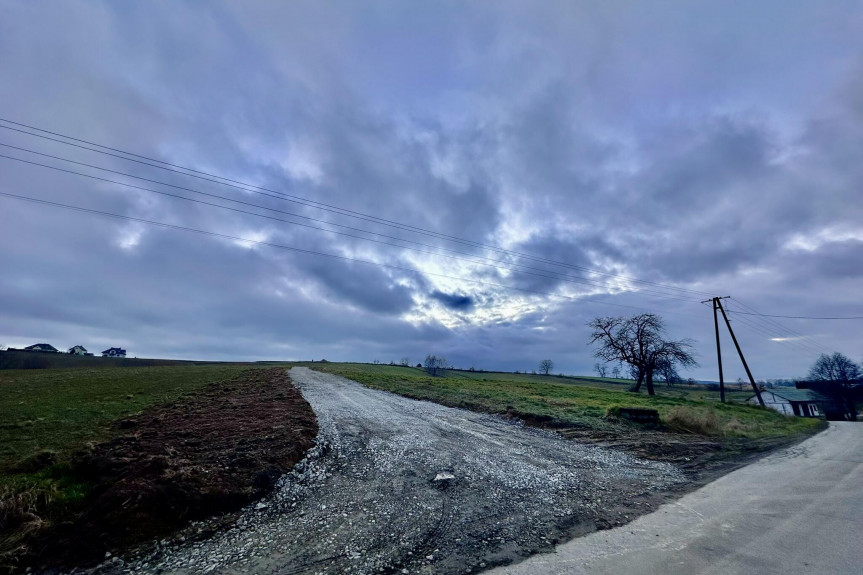 ropczycko-sędziszowski, Wielopole Skrzyńskie, Glinik, Działka budowlana widokowa Glinik 2000m2