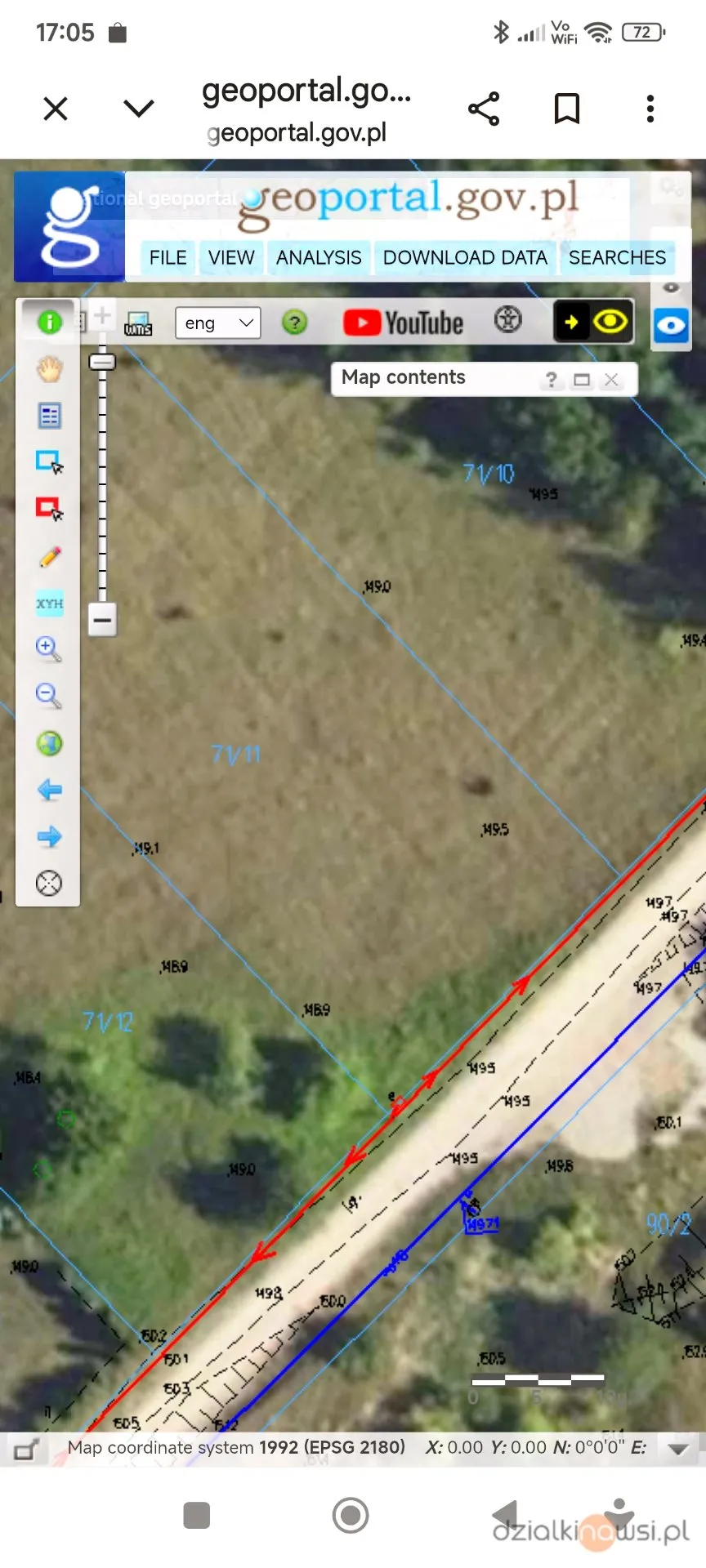 Działka rekreacyjna 1500 m² na Mazurach – Sajzy, blisko jeziora Łaśmiady