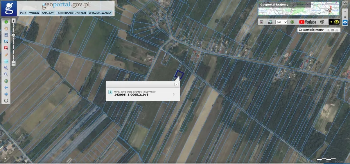 Sprzedam działkę budowlaną 1124 m2 z WZ - 124 km od Warszawy