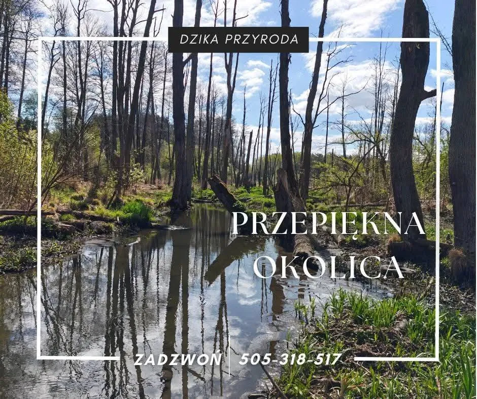 Działka 1250m2 w miejscowości Krzyżówka obok Żyrardowa