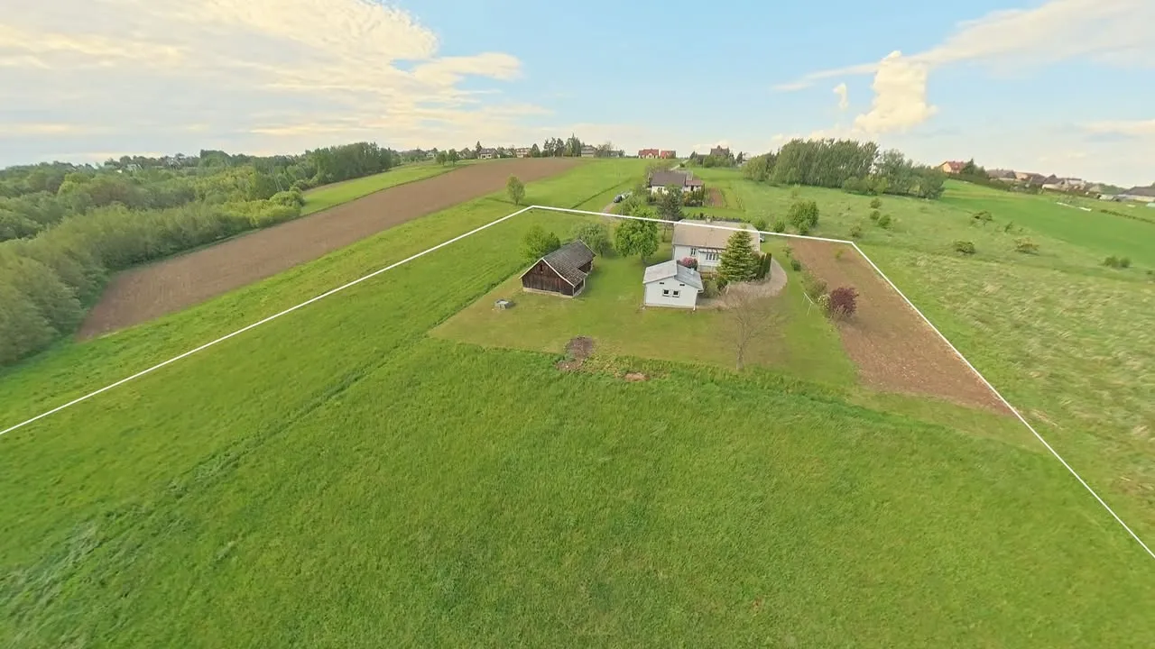 SIEDLISKO Z 1,77 HA GRUNTU | BIEŃKOWICE (GM. DOBCZYCE) | BEZ PROWIZJI