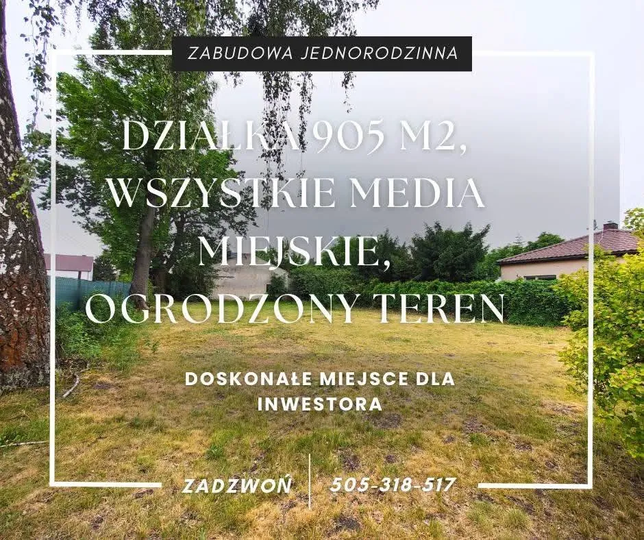 Działka budowlana z domem 51m2 | Grodzisk Mazowiecki | powierzchnia 905m2|